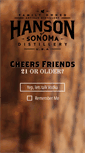 Mobile Screenshot of hansonofsonoma.com